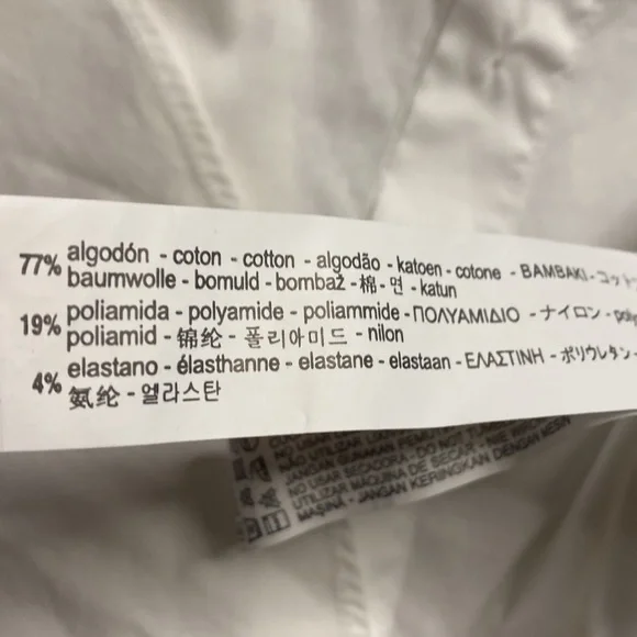 ZARA Woman cotton blend button down blouse - Picture 7 of 9